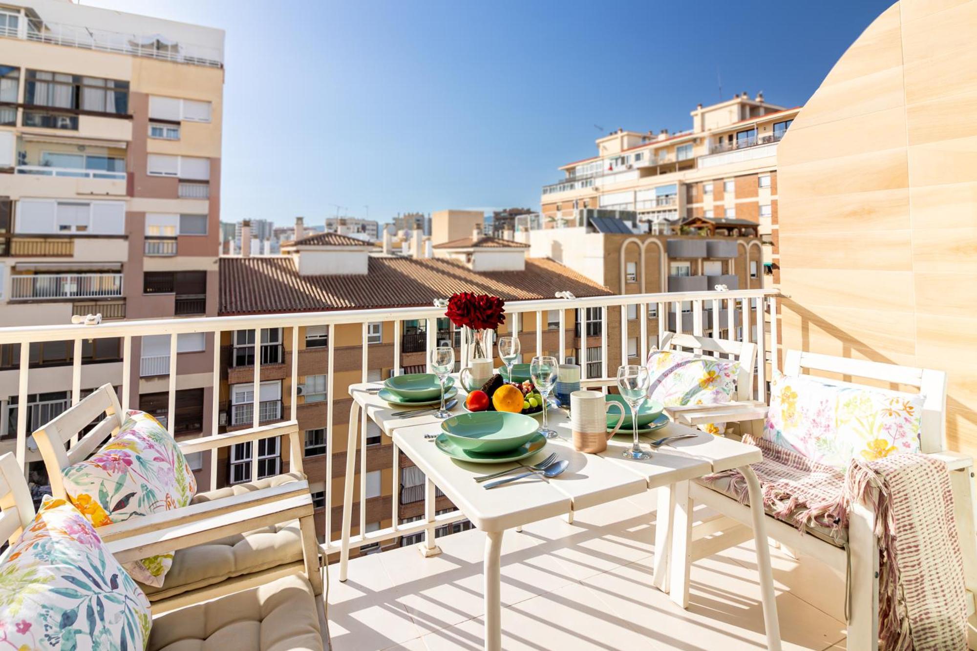 Malaga Center Flat Holidays Salitre المظهر الخارجي الصورة