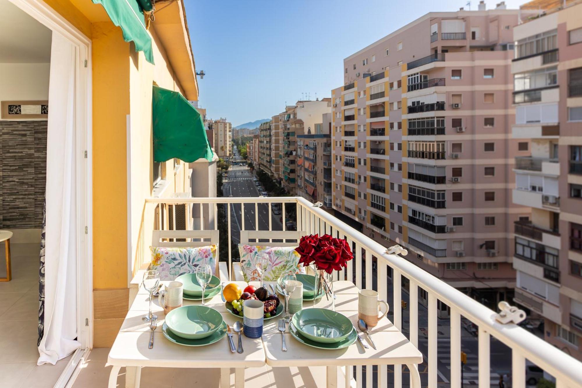 Malaga Center Flat Holidays Salitre المظهر الخارجي الصورة